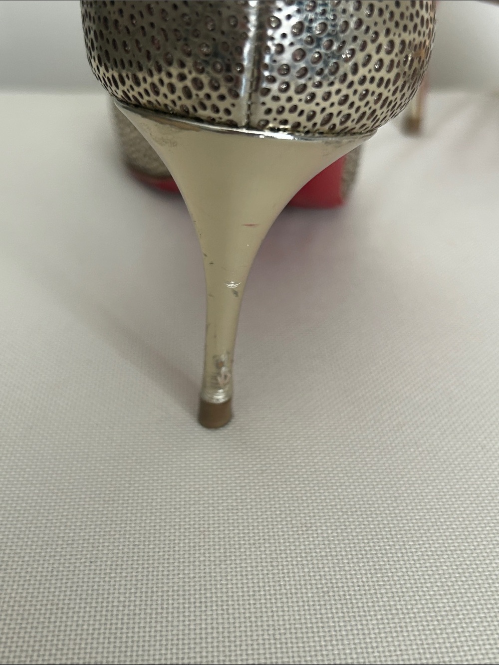 Christian Louboutin Leather Lasercut Accents D'Orsay Pumps - Picture 3 of 8